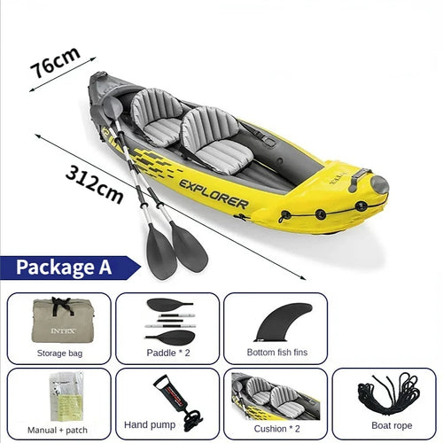 Inflatable Boat Double Drifting Boat Water Sport Kayak Professional