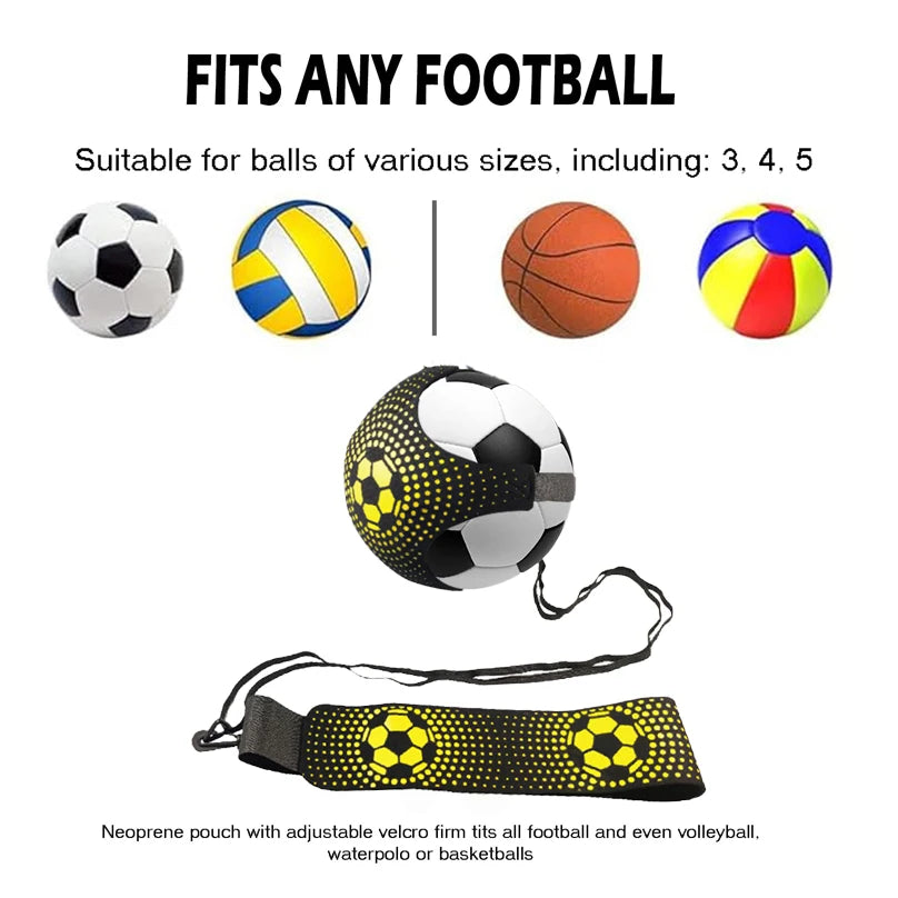 Football Kick Training Adjustable Soccer Trainer Aid Football Kick