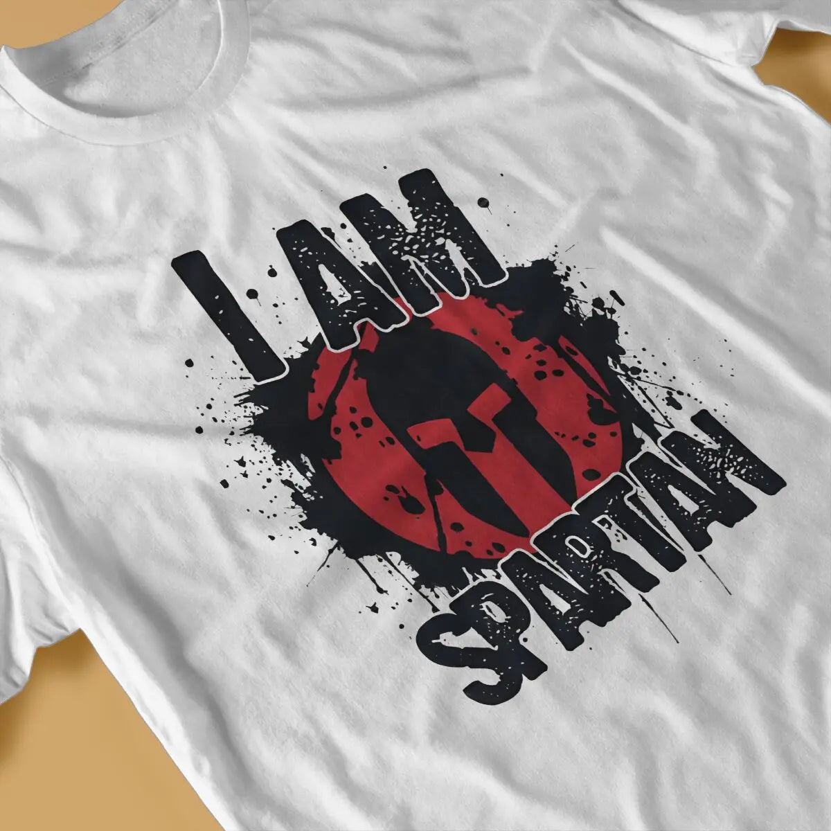 Spartan Man TShirt I Am Spartan Distinctive T Shirt Graphic