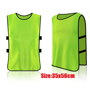 Adults Kids Soccer Pinnies Quick Drying Basketball Football Rugby Team