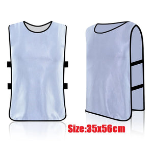 Adults Kids Soccer Pinnies Quick Drying Basketball Football Rugby Team