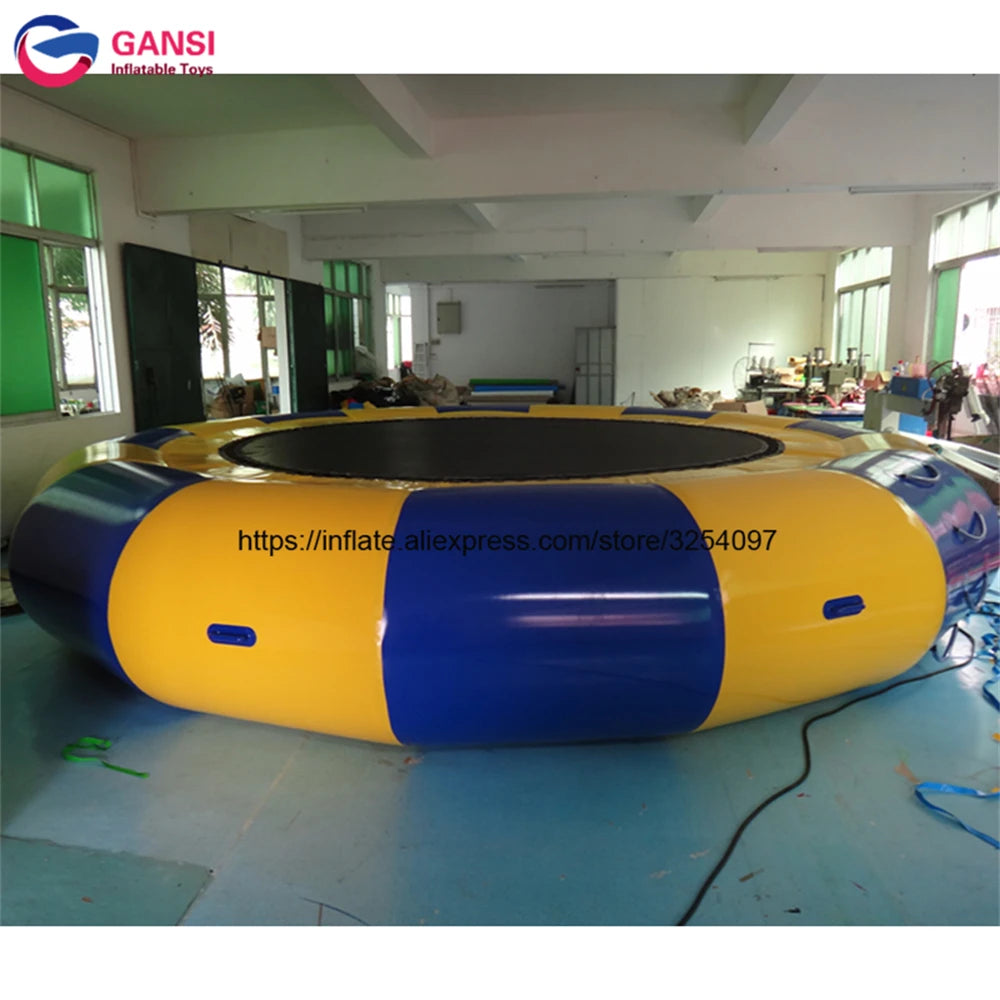 Inflatable Water Trampoline for Summer Water Sport PVC Tarpaulin Water