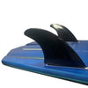 Twin Fins Single Tab Keel Fins Plastic Surfboard Fin 4.96inch Black