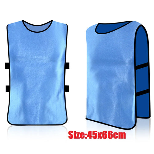 Adults Kids Soccer Pinnies Quick Drying Basketball Football Rugby Team