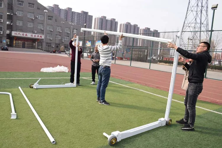 Portable 11-man Football Goal Post Aluminum 24x8 Soccer Goal