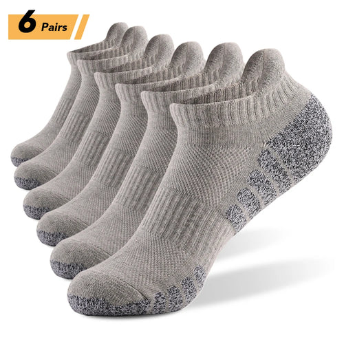 6/12Pairs Sport Ankle Socks Athletic Low-cut Sock Thick Knit Sock