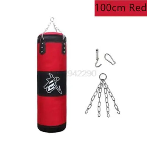 Punch Sandbag Durable Boxing Heavy Punch Bag With Metal Chain Hook