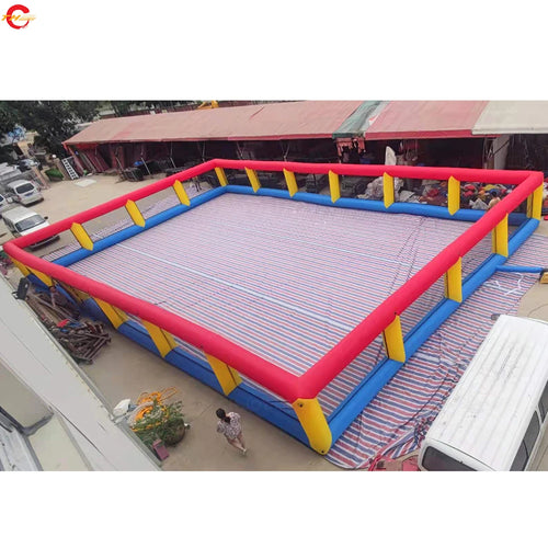 Free Shipping 20x10m/15x8m/12x6m Giant Inflatable Football Pitch