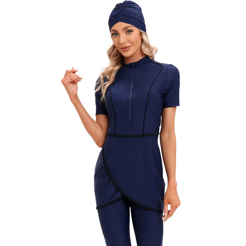 Women Modest Hijab Muslim Swimsuit Islamic swim wear Burkini With Swim