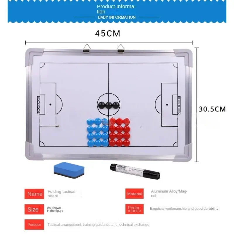 Tactical Magnetic Plate For Soccer Strategy Coach Football Board