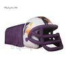 Advertising Inflatable Football Helmet Tunnel Purple Team Entrance Run