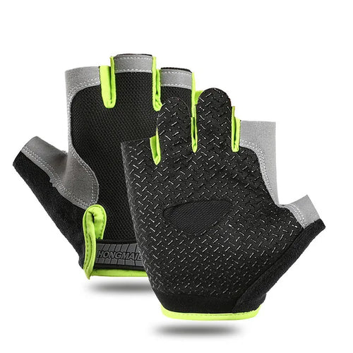 Half Finger Gel Weight Lifting Gloves Men Women Breathable Anti-slip