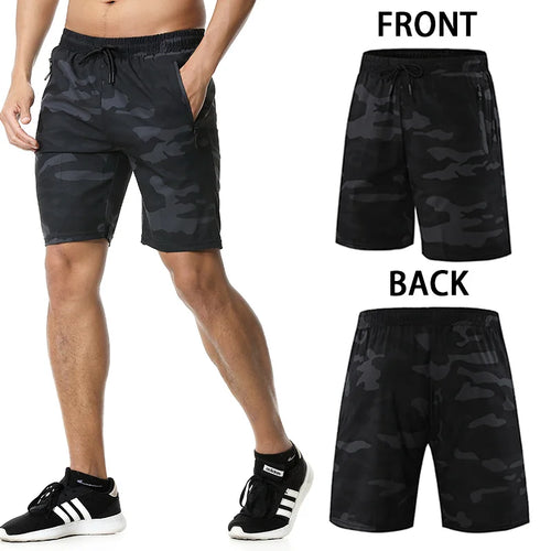 Mens Running Shorts Gym Wear Fitness Workout Shorts Men Sport Short