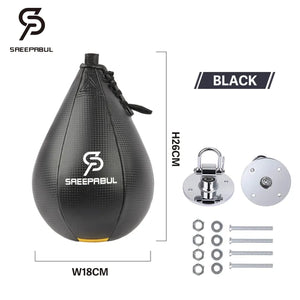 Free Shipping Swivel+Speed Ball Fitness Boxing Pear Speed Ball Set