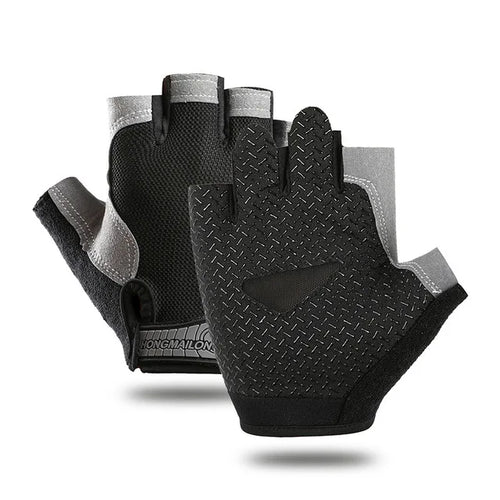 Half Finger Gel Weight Lifting Gloves Men Women Breathable Anti-slip