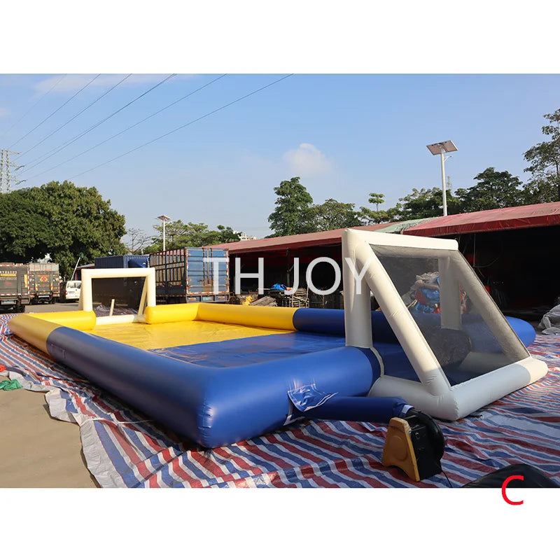 free air ship to door,giant sport games Inflatable water soap soccer