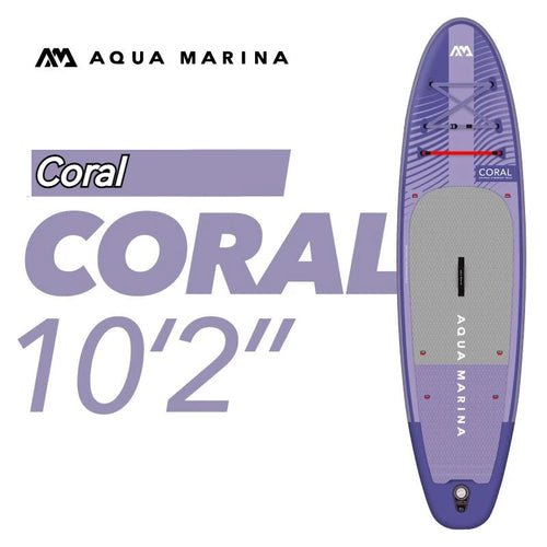 AQUA MARINA Coral Purple Inflatable SUP Board Stand Up Paddle Board