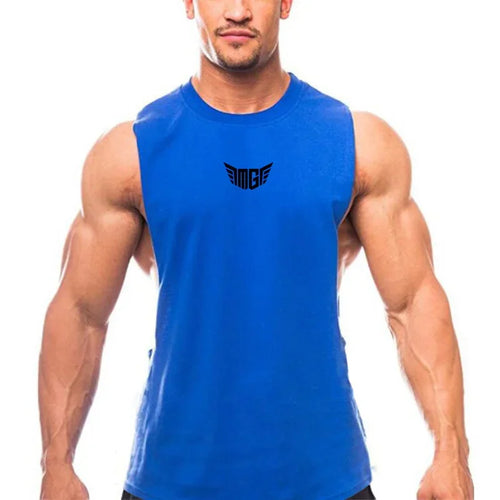 Bodybuilding Tank Tops Men Sports Sleeveless shirt Muscle guys Vest