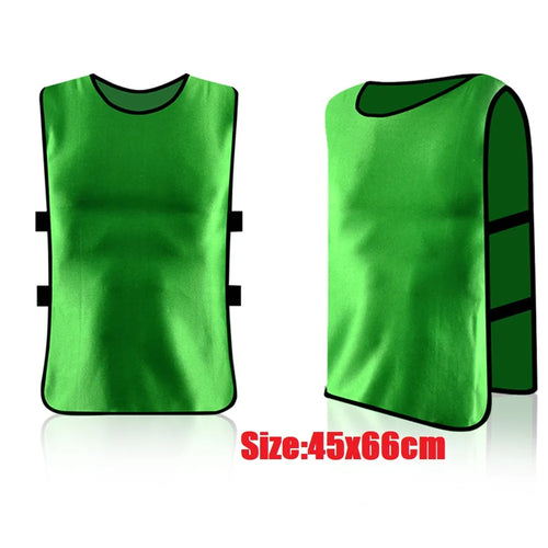 Adults Kids Soccer Pinnies Quick Drying Basketball Football Rugby Team