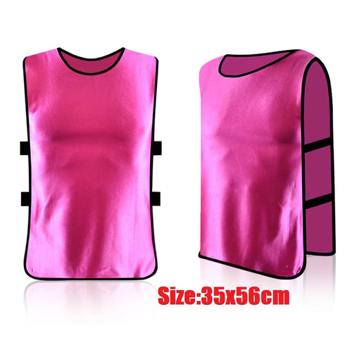 Adults Kids Soccer Pinnies Quick Drying Basketball Football Rugby Team