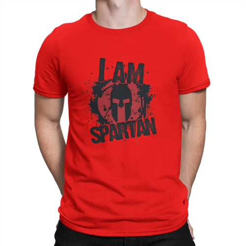 Spartan Man TShirt I Am Spartan Distinctive T Shirt Graphic