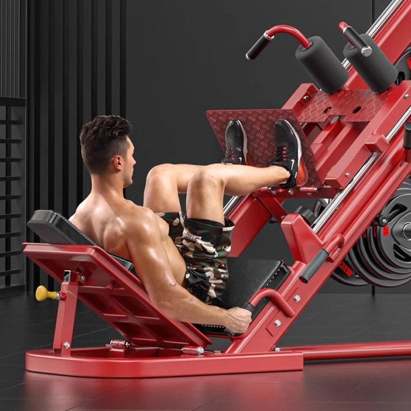 45° inverted pedal machine, gym-specific incline squat machine, home