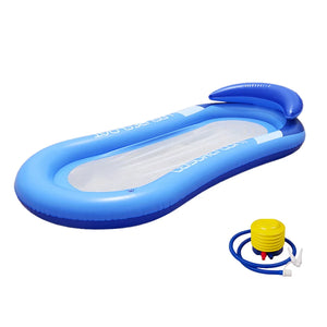 Outdoor Foldable Sleeping Water Hammock Tube Inflatable Floating Row