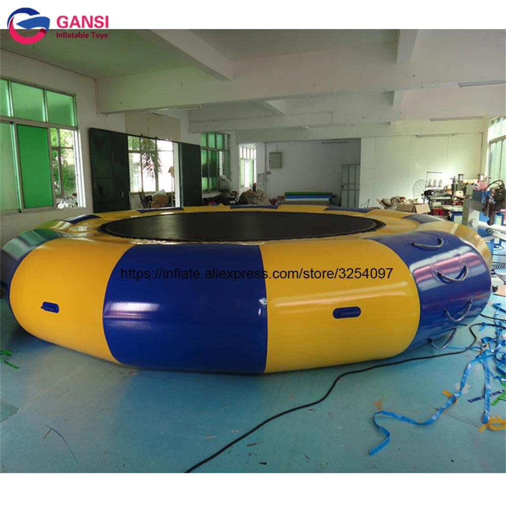 Inflatable Water Trampoline for Summer Water Sport PVC Tarpaulin Water