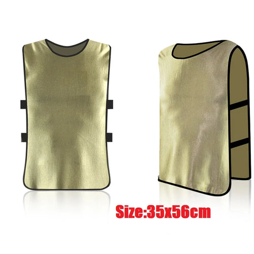 Adults Kids Soccer Pinnies Quick Drying Basketball Football Rugby Team