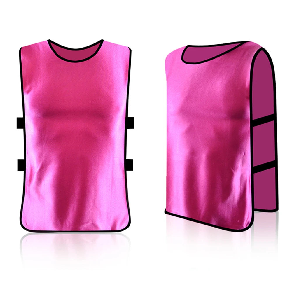 Adults Kids Soccer Pinnies Quick Drying Basketball Football Rugby Team