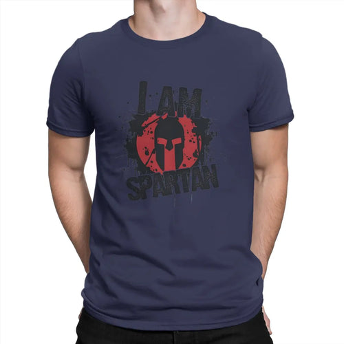 Spartan Man TShirt I Am Spartan Distinctive T Shirt Graphic