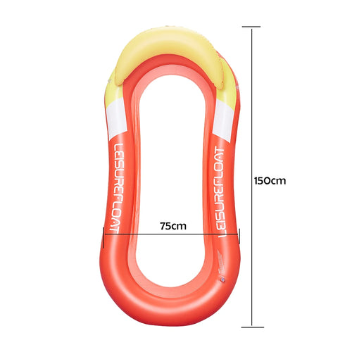 Outdoor Foldable Sleeping Water Hammock Tube Inflatable Floating Row