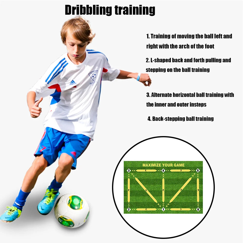 Football Training Mat Rug Dribbling Futbol Voetbal Training Mats