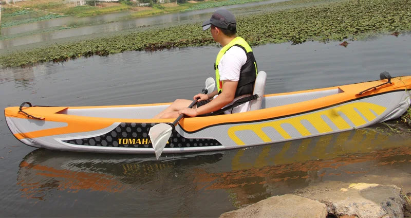 Tomahawk Inflatable boat kayak 1 person 325*72 cm DWF floor waterplay