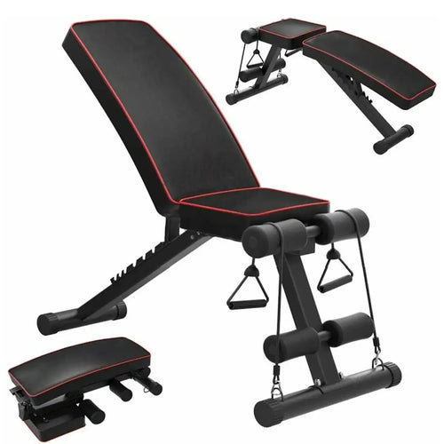 350KG Foldable Pro Sit Up Bench 7 Gear Adjustment Weight Bench Incline