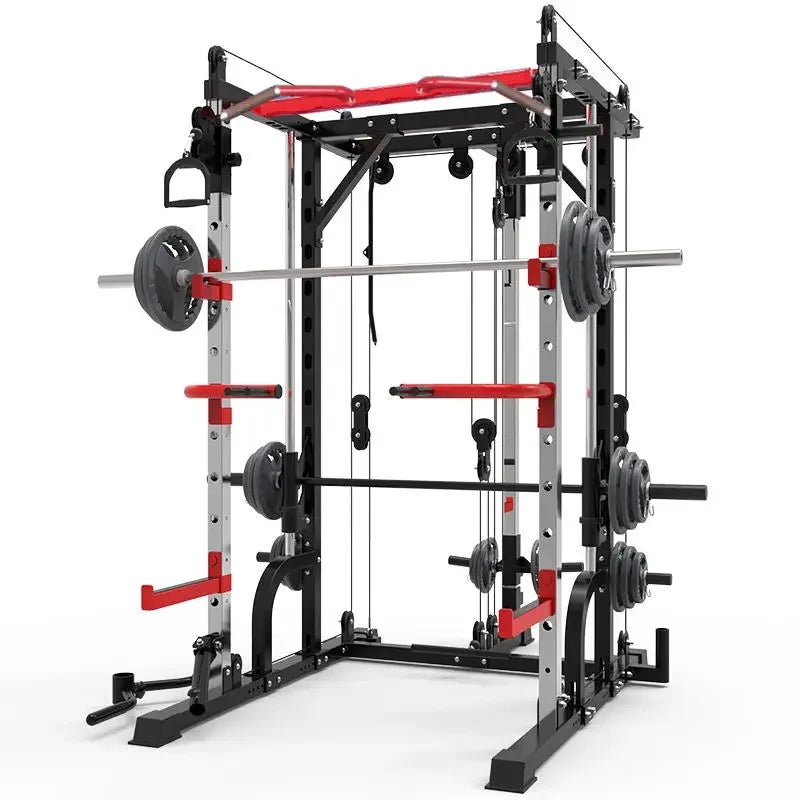 Multifunctional Squat Rack, Comprehensive Training Device, Free Squat