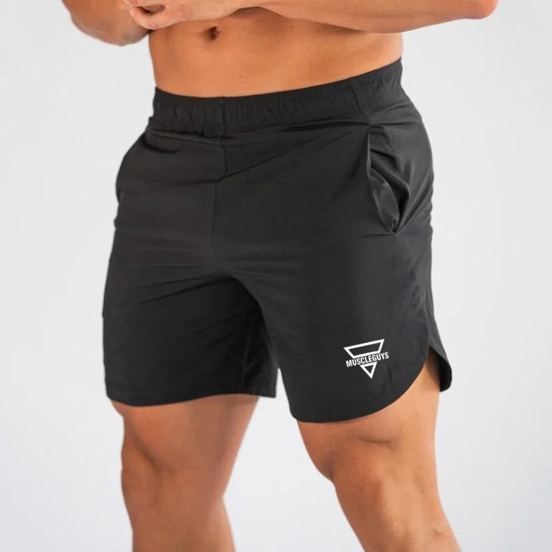 Gym Bodybuilding Short Men Summer Quick Dry Fashion Shorts Fitness