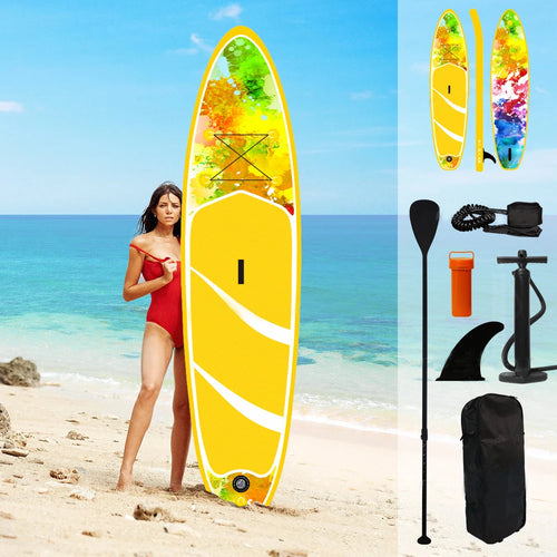 SUP Board 320*81*15cm Surfboard Stand Up Inflatable Paddle Surf Board