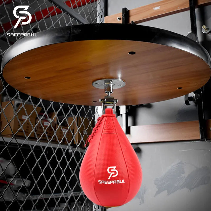 Free Shipping Swivel+Speed Ball Fitness Boxing Pear Speed Ball Set