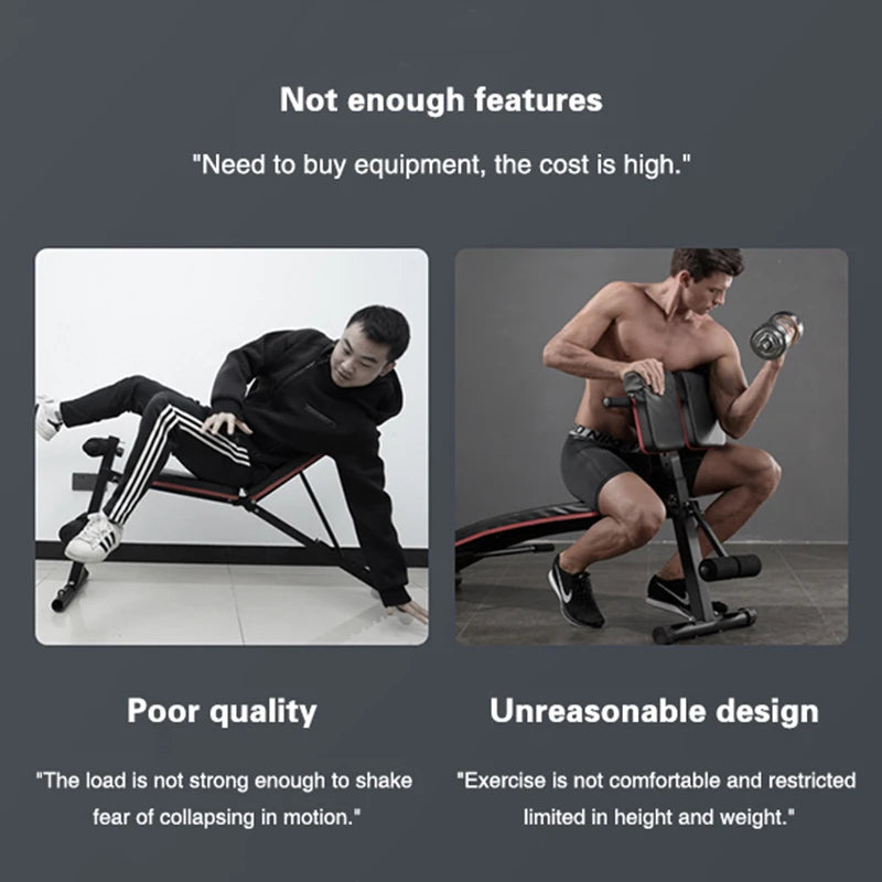 Dumbbell stool sit-up aid fitness equipment home men's multifunctional