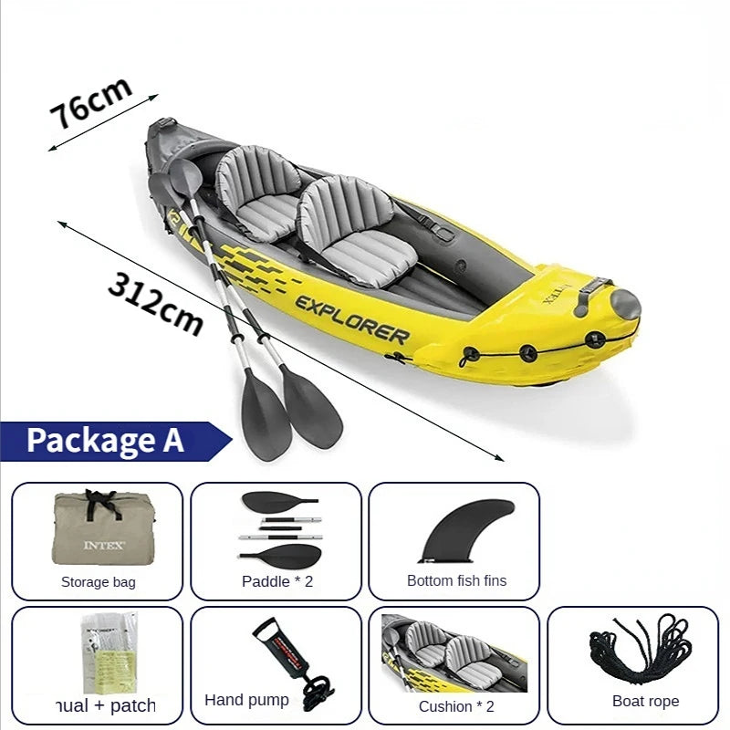 Inflatable Boat Double Drifting Boat Water Sport Kayak Professional