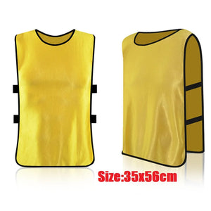 Adults Kids Soccer Pinnies Quick Drying Basketball Football Rugby Team