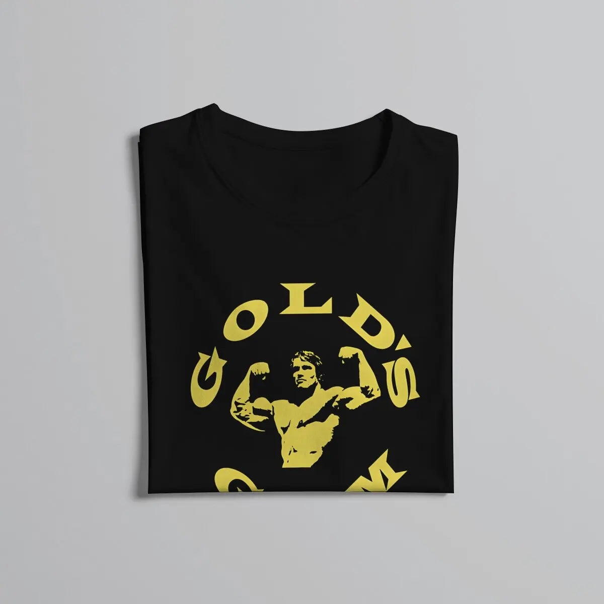 Arnold Schwarzenegger Golds Gym Print T Shirt Goth Men's Tees Summer