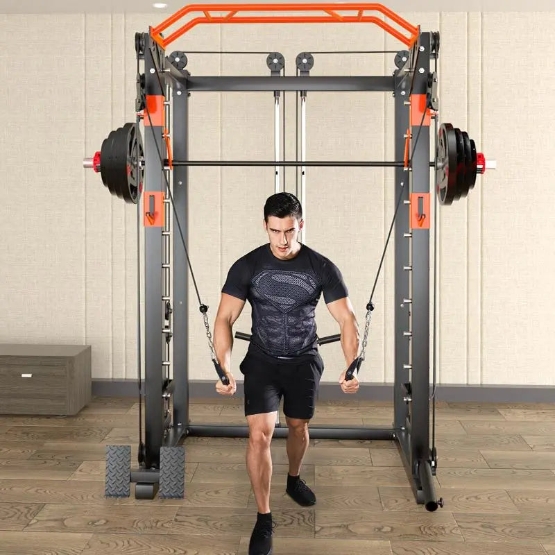 Integrated Trainer for Household Smith Machine, Multi-function, Bird