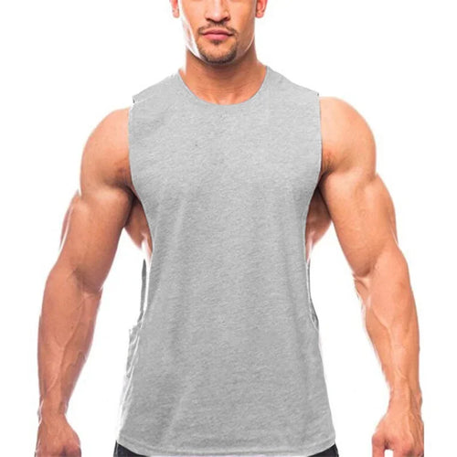 Bodybuilding Tank Tops Men Sports Sleeveless shirt Muscle guys Vest