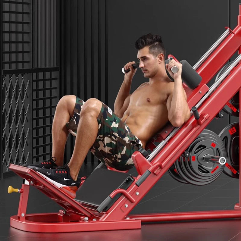 45° inverted pedal machine, gym-specific incline squat machine, home