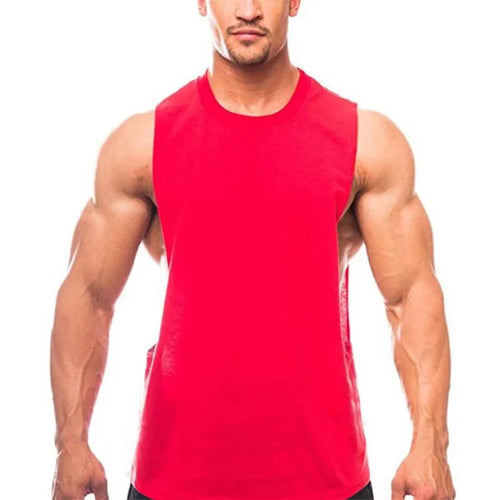 Bodybuilding Tank Tops Men Sports Sleeveless shirt Muscle guys Vest