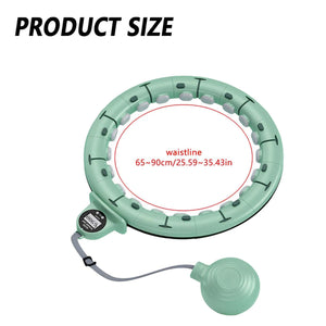 Slimming Hoop With Weight Exercise Sport Hoop Waist Exercise At Home