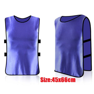 Adults Kids Soccer Pinnies Quick Drying Basketball Football Rugby Team