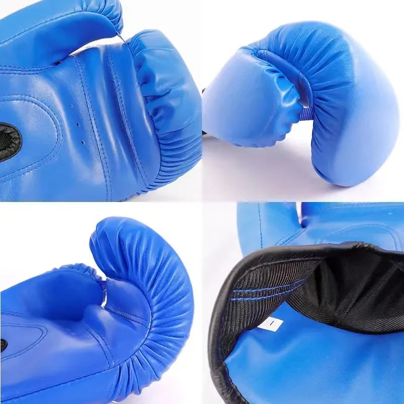 6/8/10/12/14oz Professional Boxing Gloves Thickened PU Muay Thai Sanda